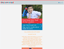 Tablet Screenshot of onceuponachildnovi.com